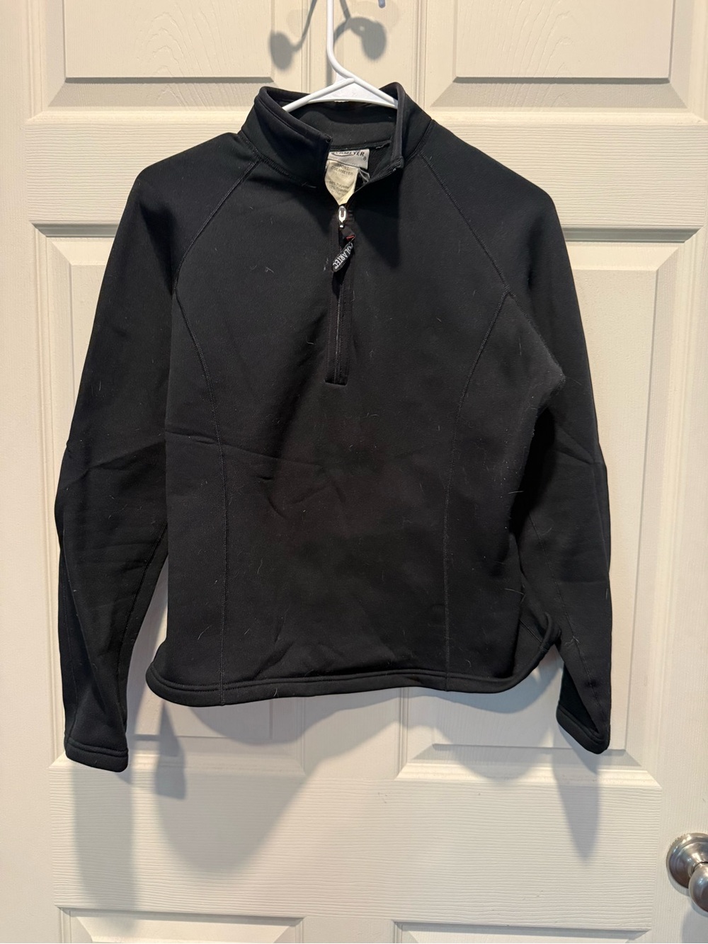 Obermeyer Woman’s Black Half-Zip Fleece Pullover